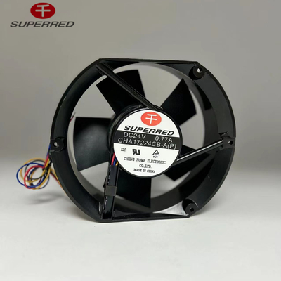 Plastic PBT 94V0 DC Computer ventilator 25dBA Lage geluid 35000 uur Levensduur
