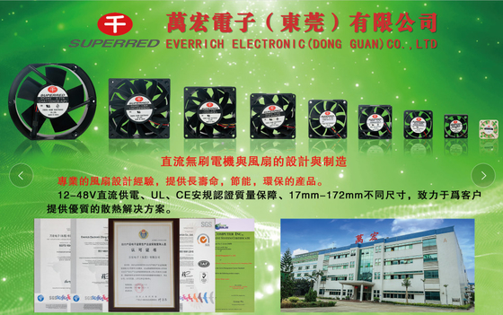 TUV Certificaat 0,556 M3 Min Print Cooling Fan