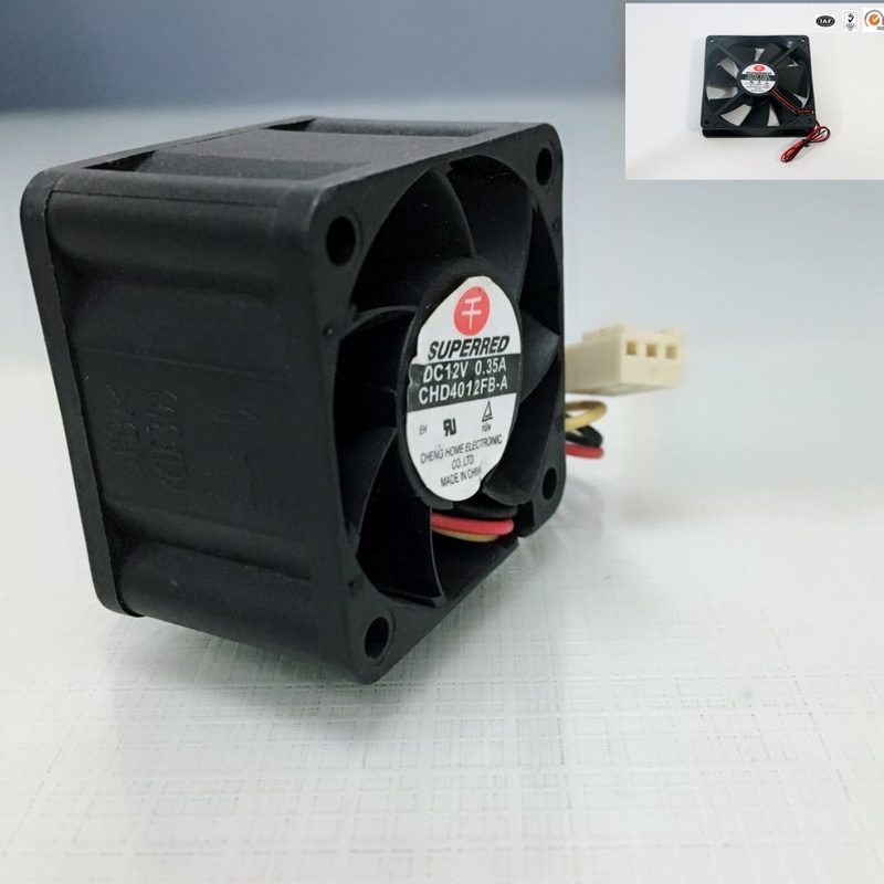 2.4W de KoelventilatorKogellager van gelijkstroom/Kokerlager met 3 Pin Connector