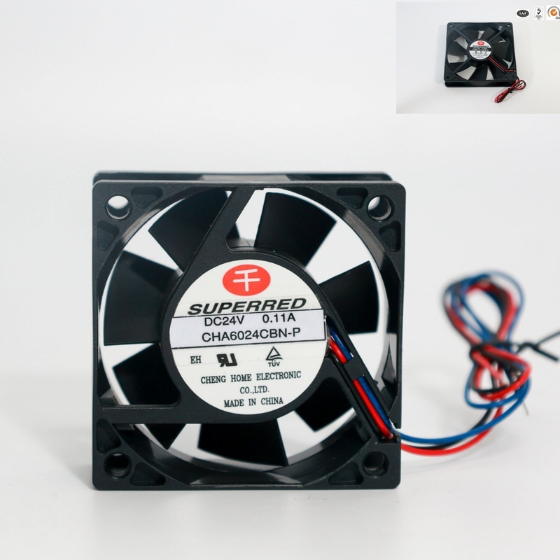 Plastic Ventilator 80 X 80 X 25mm van PBT gelijkstroom cpu met de Optie van de Signaaloutput